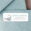 Search for cute dinosaur return address labels Baby