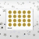 Search for gold bauble stickers Black