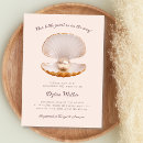 Search for little mermaid on the way invitations Elegant