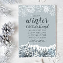 Search for winter onderland invitations Watercolor
