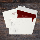 Search for red wedding envelopes Boho