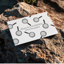 Search for magnifying glass business cards Clean
