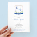 Search for nautical bridal invitations Navy blue and white
