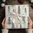 Search for modern farmhouse christmas wrapping paper Watercolor
