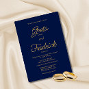 Search for elegant evening invitations Navy blue