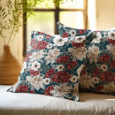 Search for burgundy teal cushions Floral