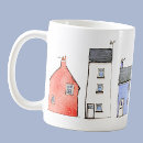 Search for houses mugs Watercolor