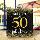 Search for happy birthday flasks 50 and fabulous