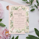 Search for elegant floral bridal shower invitations Watercolor