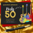 Search for rocking 50th birthday invitations Music