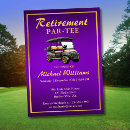 Search for golf cart invitations Retirement
