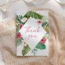 Search for aloha thank you cards Palm leaves