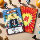 Search for calling all superheroes invitations Modern