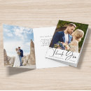 Search for stylish thank you cards Black and white