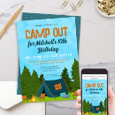 Search for tent birthday invitations Backyard