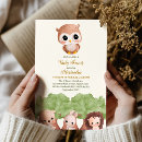 Search for enchanted forest baby shower invitations Rustic
