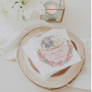 Search for floral baby shower napkins Blush pink