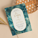 Search for teal turquoise and gold wedding invitations Agate