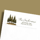 Search for rustic forest return address labels Gender neutral