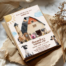 Search for barnyard 1st birthday invitations Rustic