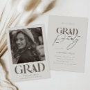 Search for typography graduation invitations High school or college