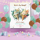 Search for gender reveal baby shower posters Summer