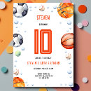 Search for volleyball party invitations Boy