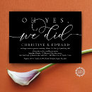 Search for we did it invitations Simple