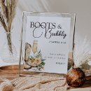 Search for bubble Boots and bubbly