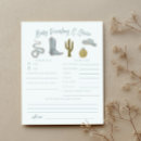 Search for cactus baby shower games Western