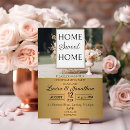 Search for gold housewarming party invitations Home sweet home