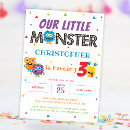 Search for our little monster birthday invitations Party