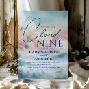Search for clouds baby shower invitations For kids