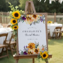Search for sunflower welcome signs Fall bridal shower