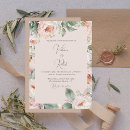 Search for modern watercolor floral wedding invitations Pink