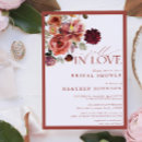 Search for falling in love bridal shower invitations Autumn