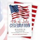 Search for stars and stripes invitations Celebration