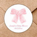 Search for cute baby shower girl pink stickers Minimalist