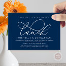 Search for lunch invitations Navy blue