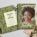 Search for avocado green invitations Vintage