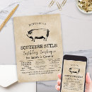 Search for vintage pig roast invitations Summer