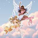 Search for pretty angel stickers Cute