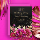 Search for black and gold 80th birthday invitations Chic