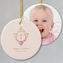 Search for pink rose christmas tree decorations Religious