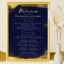 Search for wedding programs Navy blue