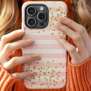 Search for gold stripes iphone cases Blush pink
