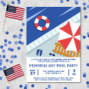Search for memorial day pool party invitations Summer