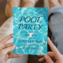 Search for light on water invitations Pool party