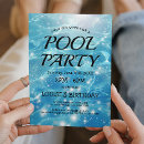 Search for blue water invitations Simple