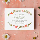 Search for handwritten bridal shower invitations Floral